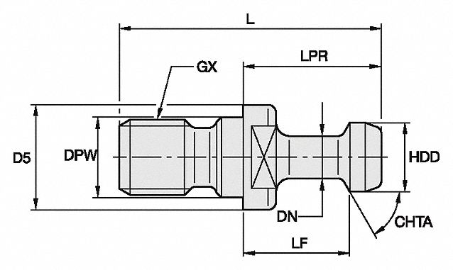 Retention Knob, 10.95mm,