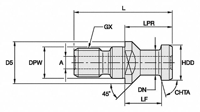 Retention Knob, 18.97mm, M16