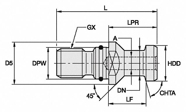 Retention Knob, 18.97mm,