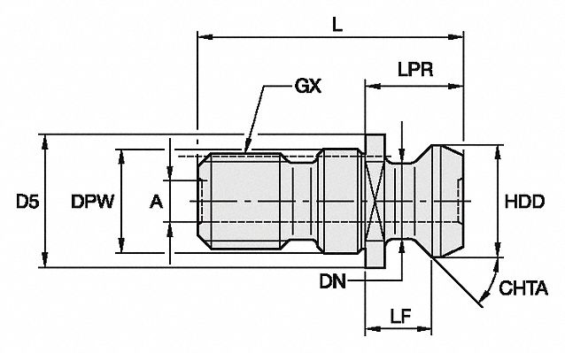 Retention Knob, 18.80mm, M16