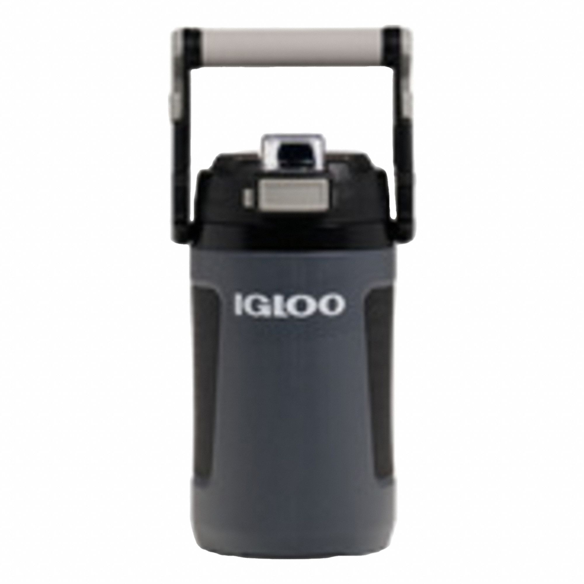 Drink Jug: 64 oz Capacity, Gray, Plastic, BPA-Free, 12 1/4 in Overall Ht, Jug