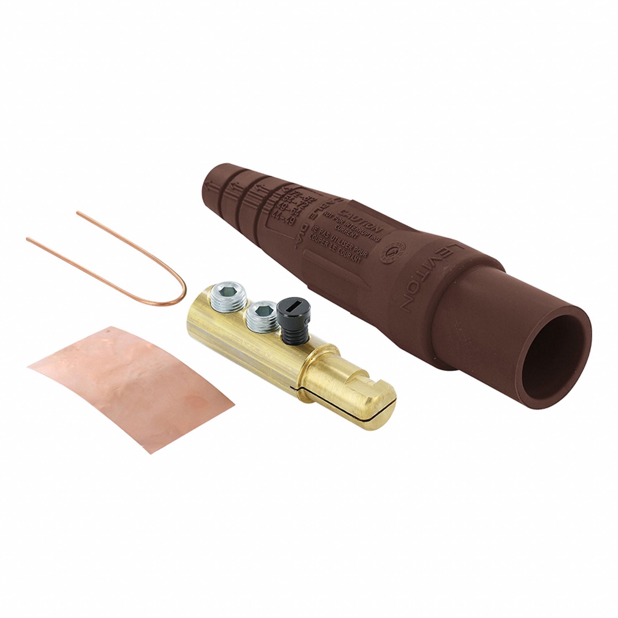 Single Pole Inline 300 A Male Brown