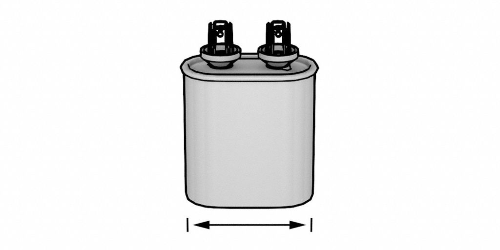 TITAN HD 5 MFD 370V AC Motor Run Capacitor - 20UD26|POC5A - Grainger