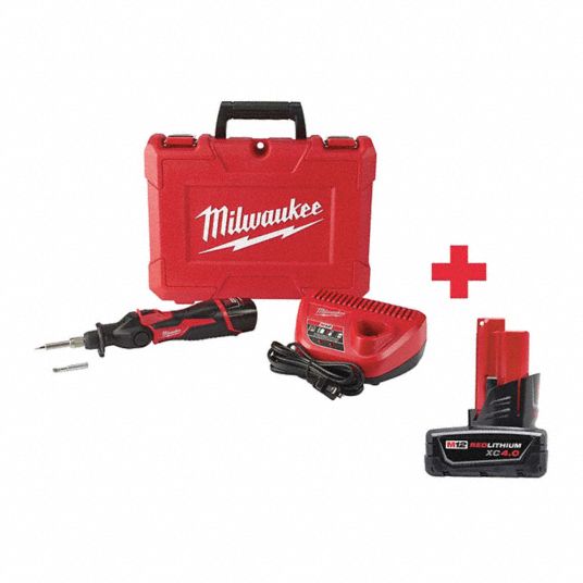 MILWAUKEE, 90 W, 750°F, Soldering Iron Kit - 317A60