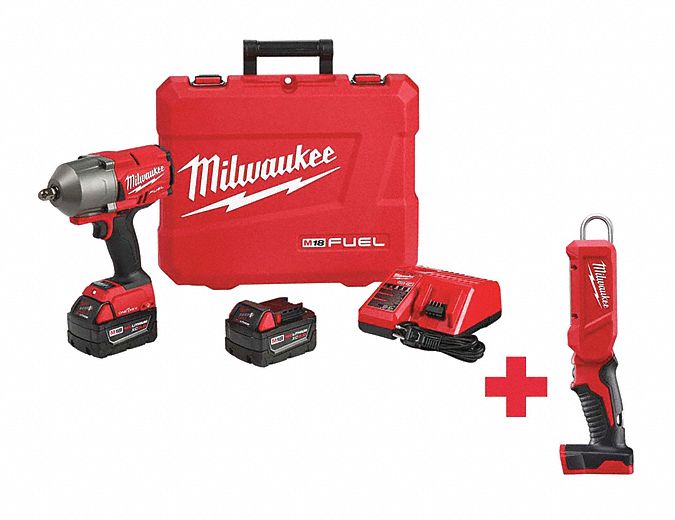 Impact Wrench, Cordless, Compact, 18VDC