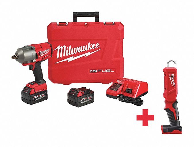 Impact Wrench, Cordless, Compact, 18VDC