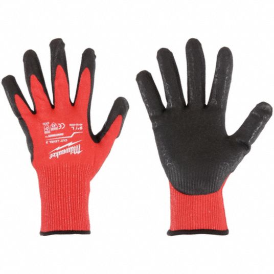 MILWAUKEE Cut 3 Dipped Gloves - M 