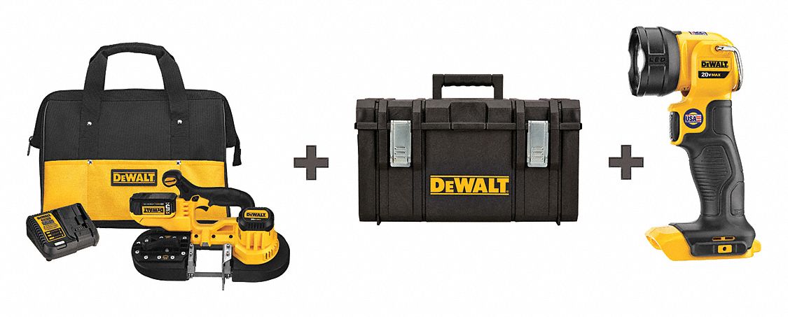 Dewalt Cordless Portable Band Saw 20v Dc 32 78 In Blade Length 317d11dcs371p1 Dwst08203h 8422