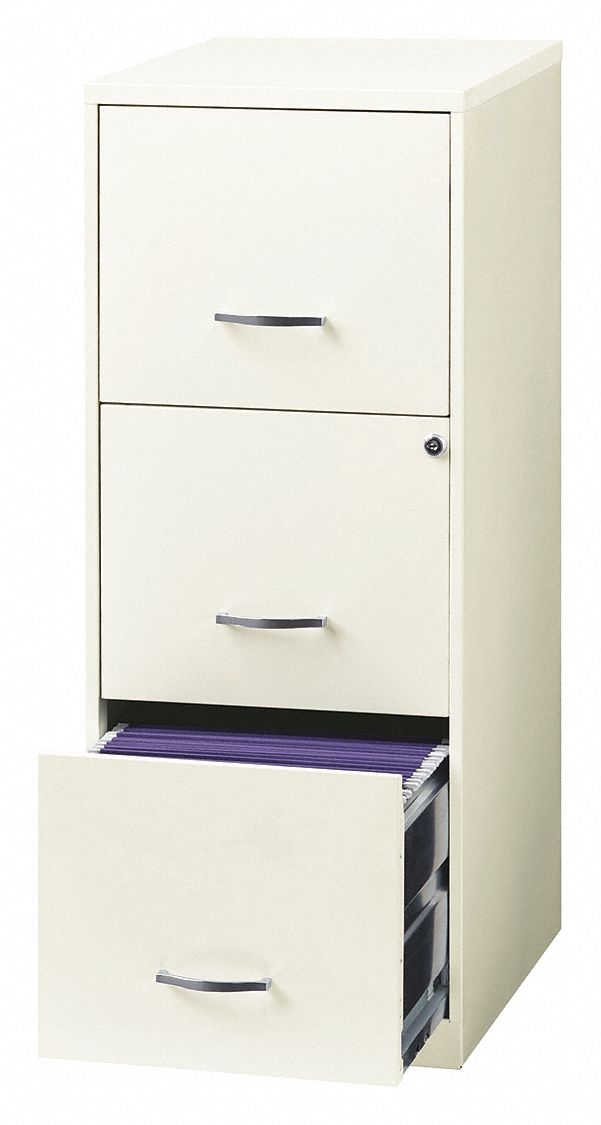Flat File Cabinet: White