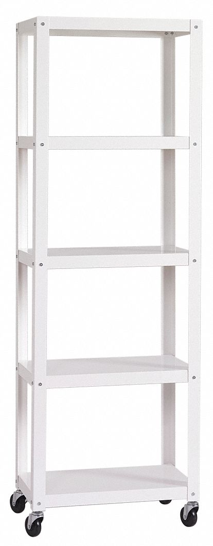 Space Solutions Bookcase Bookshelf, White Home Office Bookcase