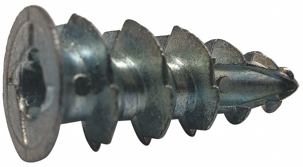 Zinc Drilling Drywall Anchor No 8 PK100