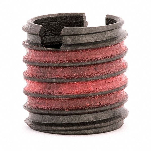 Self Locking Thread Insert: Thin Wall, M10-1.50 Int Thrd Sz, 13 mm Overall Lg, 5 PK