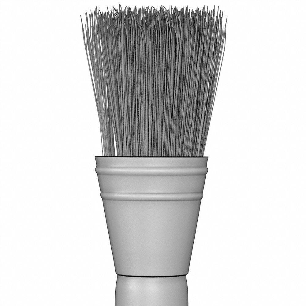 APPROVED VENDOR Paint Brush: Bent Radiator Brush, 2 in, Mixed, China Hair