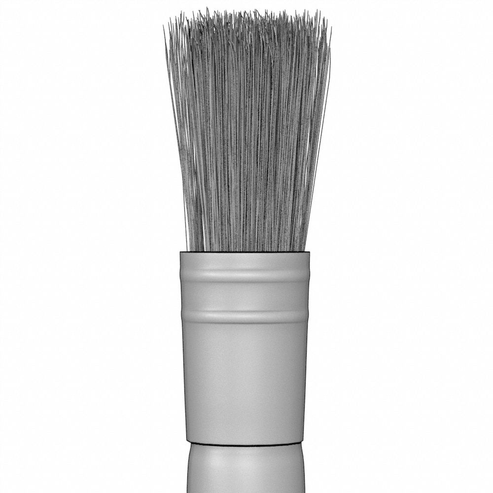 Grainger Approved 1XRL1 Paint Brush, Angle Sash Brush, 1 Inch, Synthetic,  Polyester