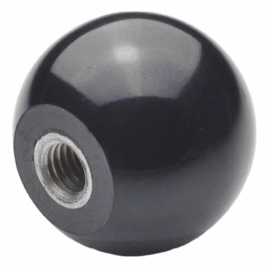 JW WINCO, Ball, Plastic w/ Steel Thread, Ball Knobs - 822Y62|319-KU-32 ...