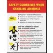 Safety Guidelines When Handling Ammonia Posters