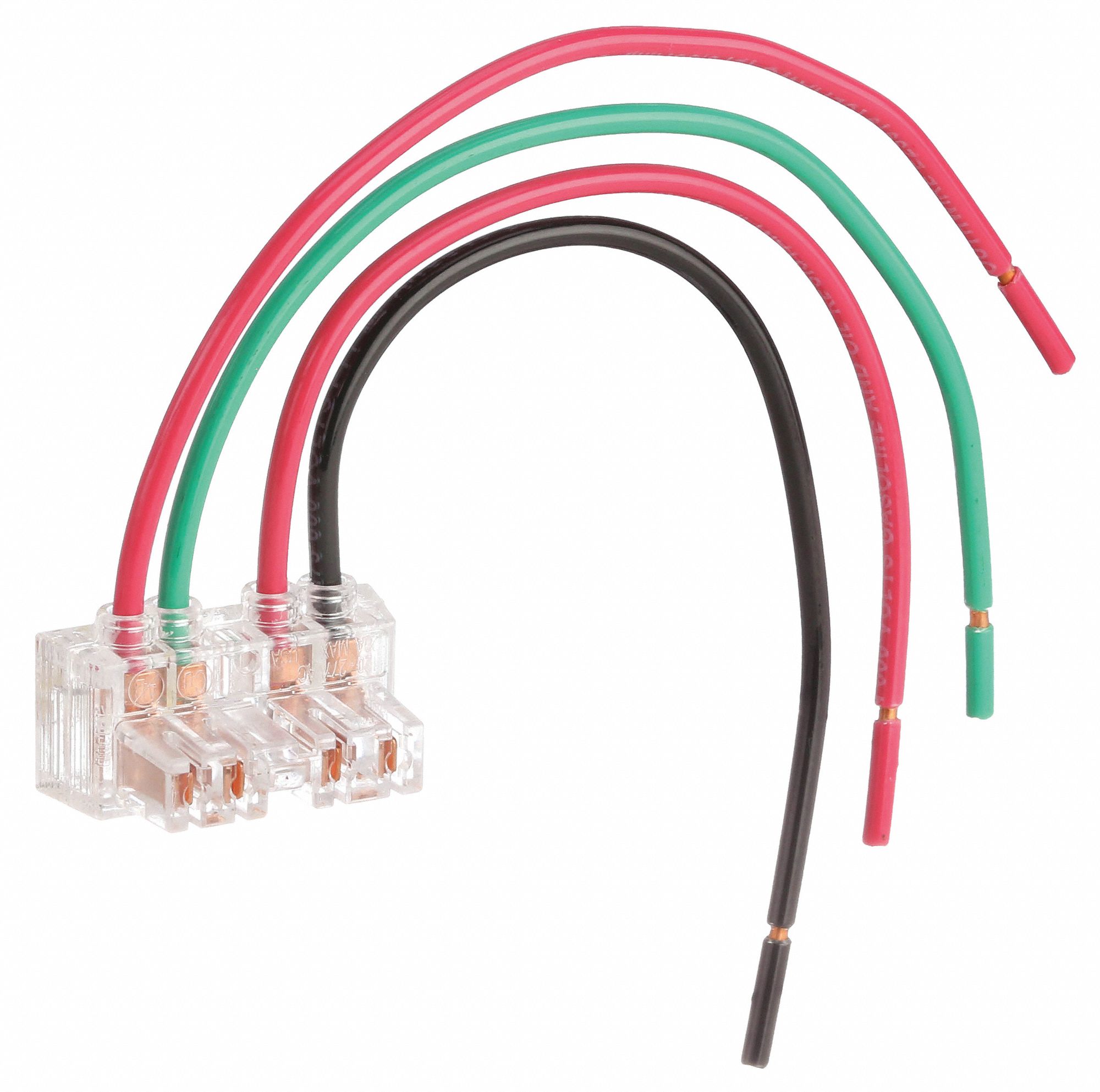 SWITCH WIRING MODULE, 15/20 A, PIGTAIL, 125V, CLEAR