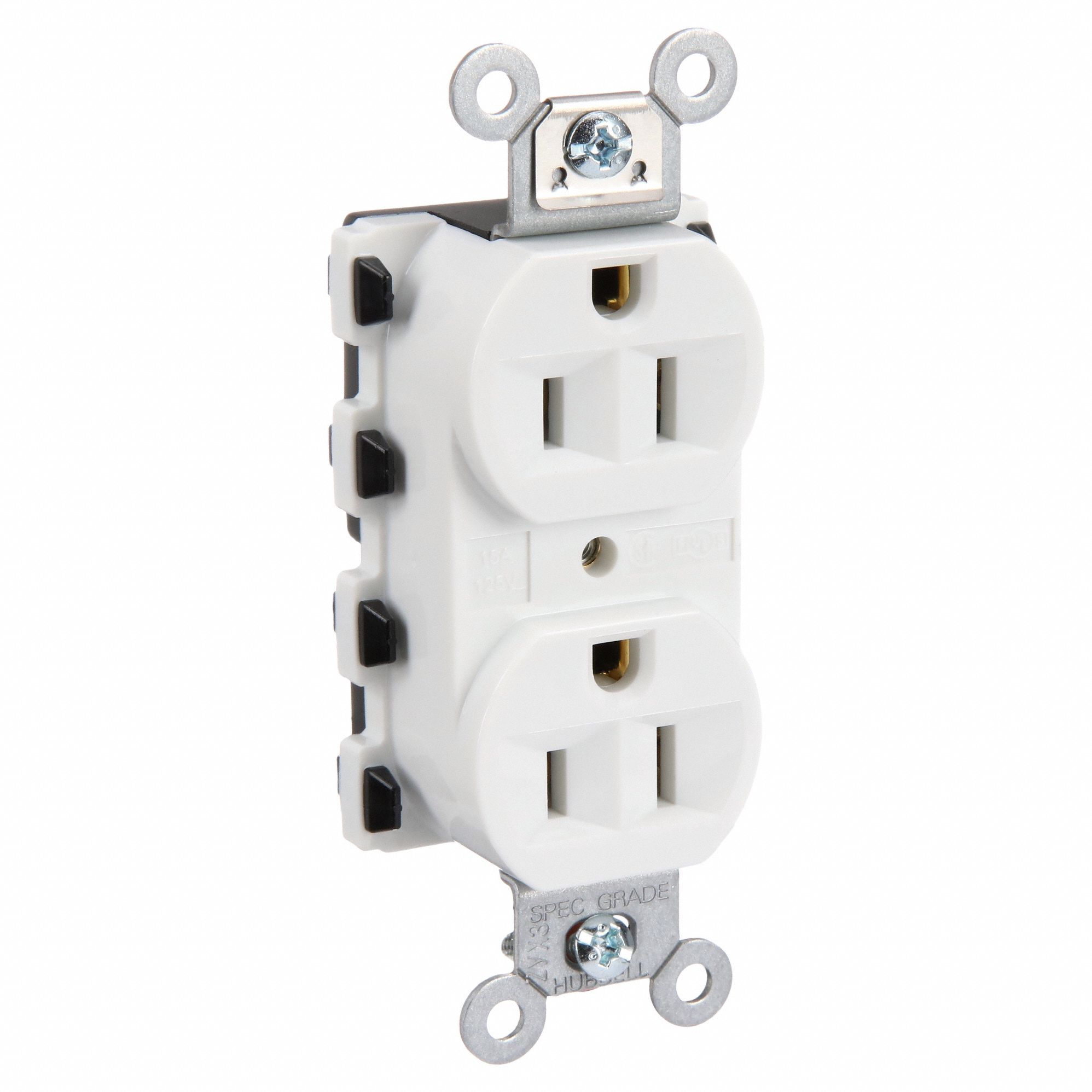 SNAP2CONNECT 15A/125V DBL,BLANC