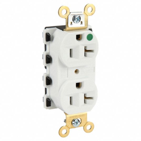 HUBBELL, Duplex, 5-20R, Receptacle - 31A347|SNAP8300WA - Grainger