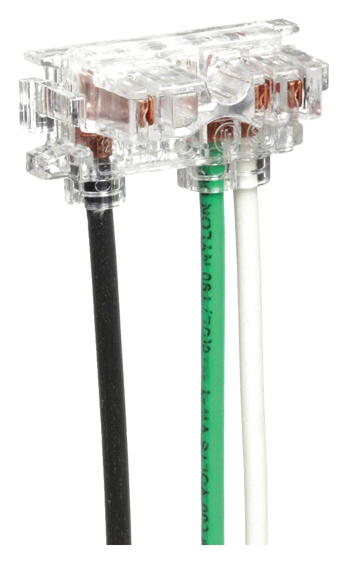 Receptacle Wiring Module: SNAPconnect(R) II Receptacles, 20 A, Stranded, 12 AWG Wire Size, Pigtail