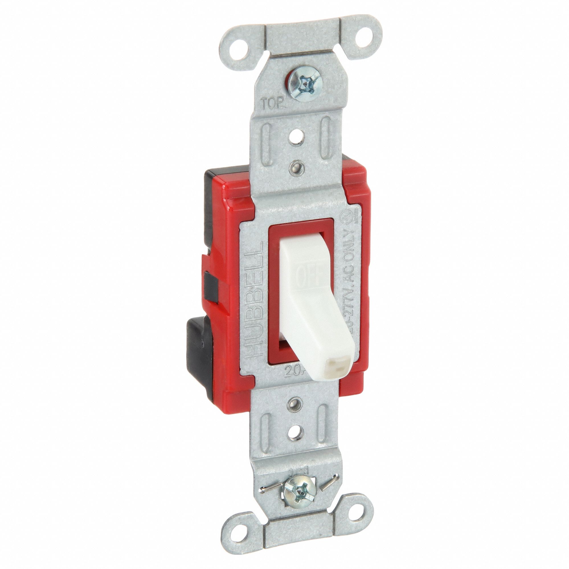 Toggle Switch, Single Pole, Pilot Light Wall Switch 31A447