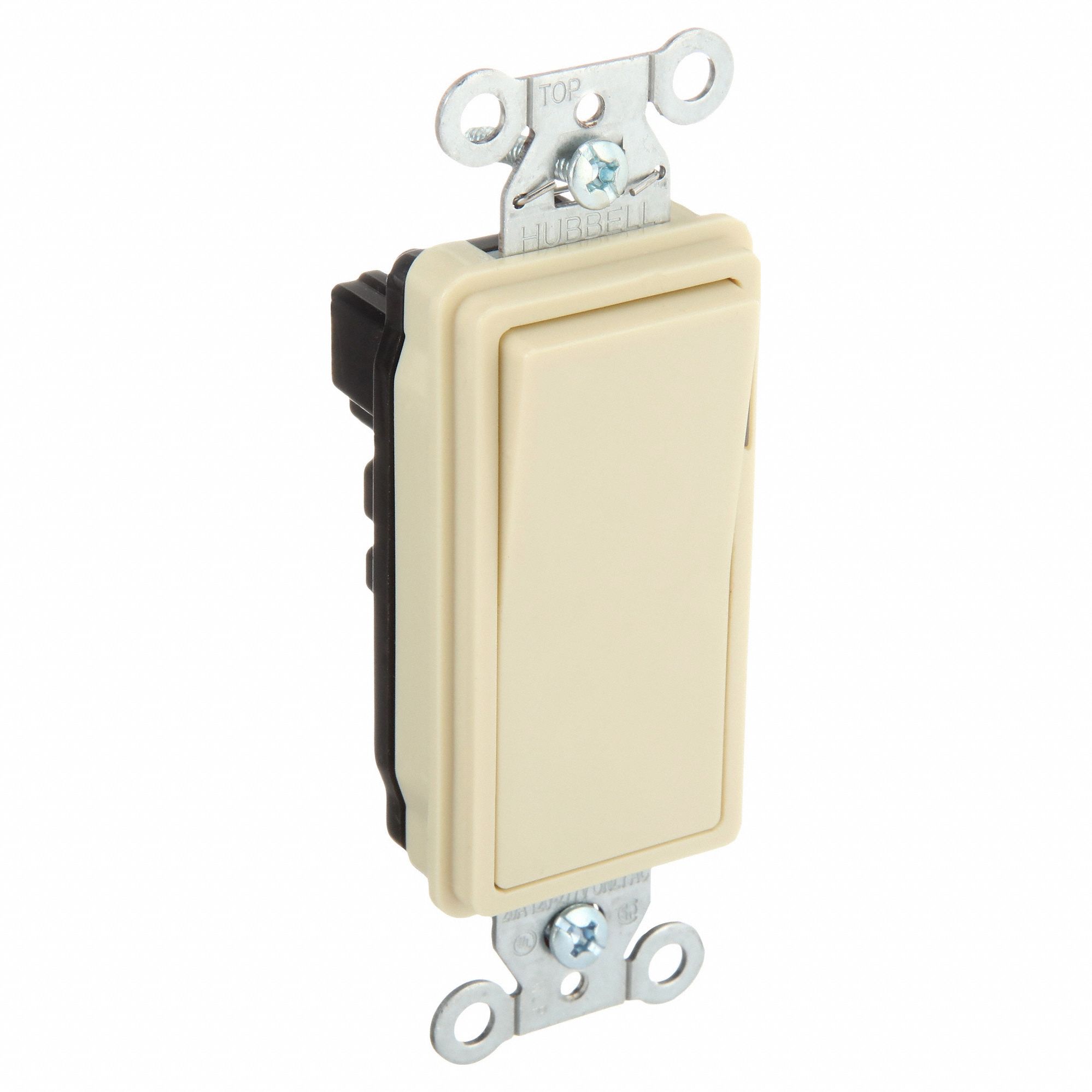 Rocker Switch, Single Pole, Pilot Light Wall Switch 31A477