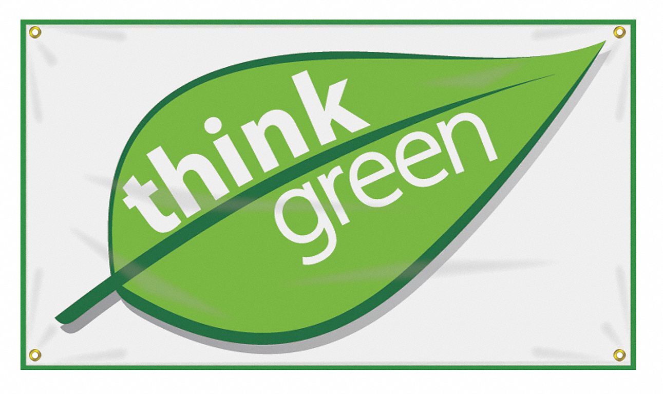 Safety Banner: Poly Sheeting, 28 in x 48 in Nominal Sign Size, Indoor/Outdoor, 1 Printed Sides