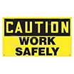 Caution Work Safely Banners image