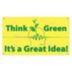 Think Green It's A Great Idea Banners