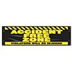 Accident Free Zone Violators Will Be Injured Banners image