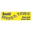 Avoid Slips & Trips, Keep Work Areas Clear Banners