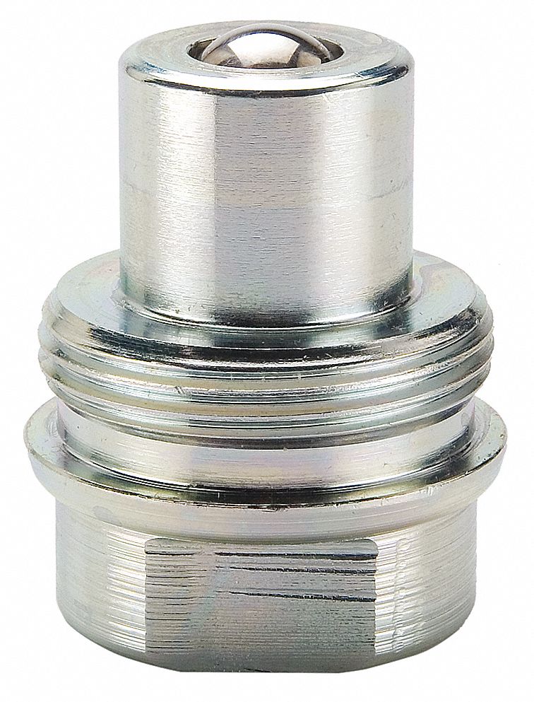 PARKER Hydraulic Quick Connect Hose Coupling 1/4 in Coupling Size, Steel, 11.36 lpm Max. Flow