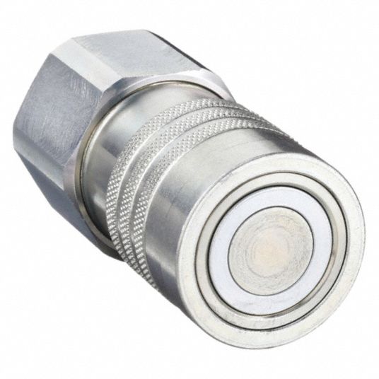 PARKER, 3/4 in Coupling Size, Steel, Hydraulic Quick Connect Hose