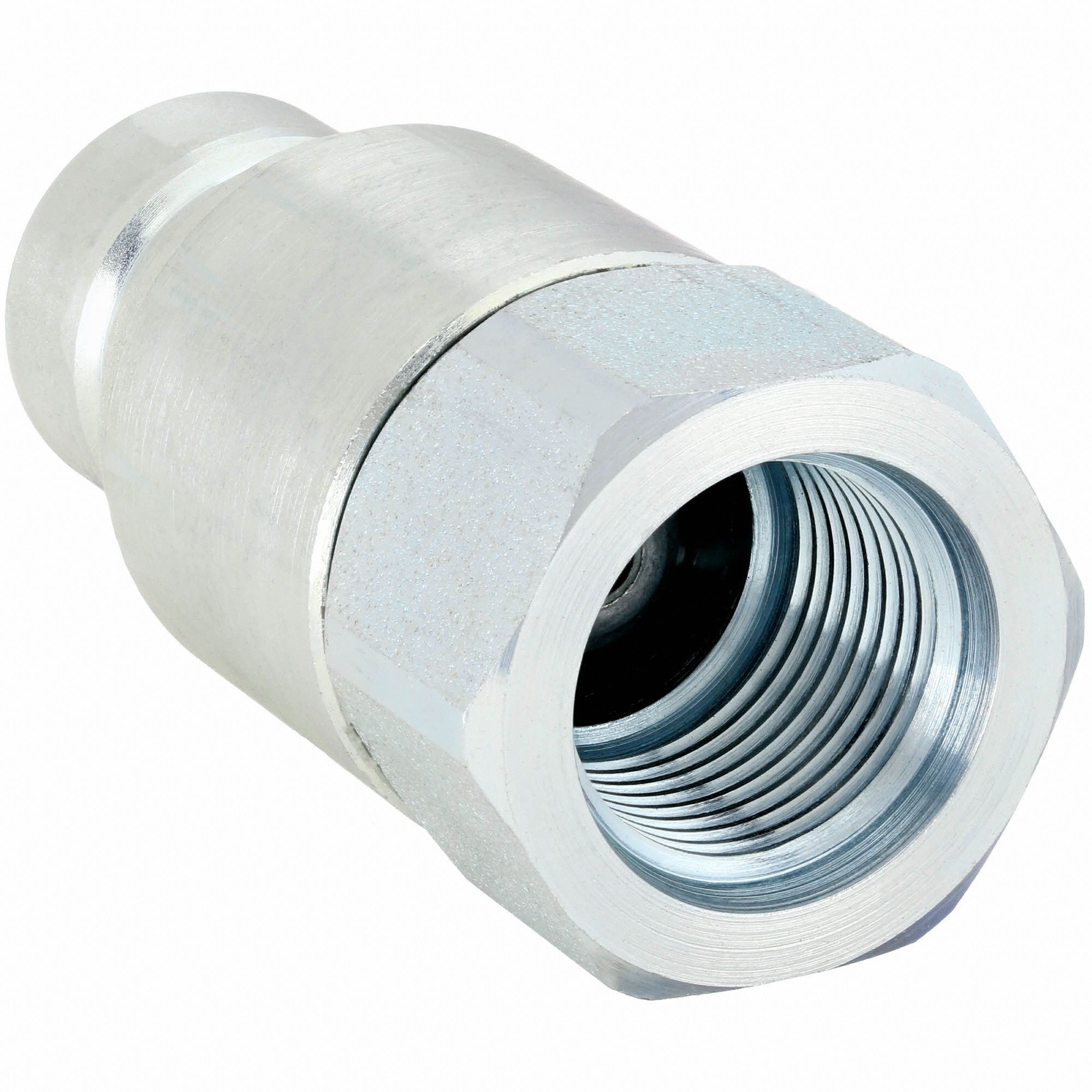 PARKER Hydraulic Quick Connect Hose Coupling, Plug, FEM Series, Steel