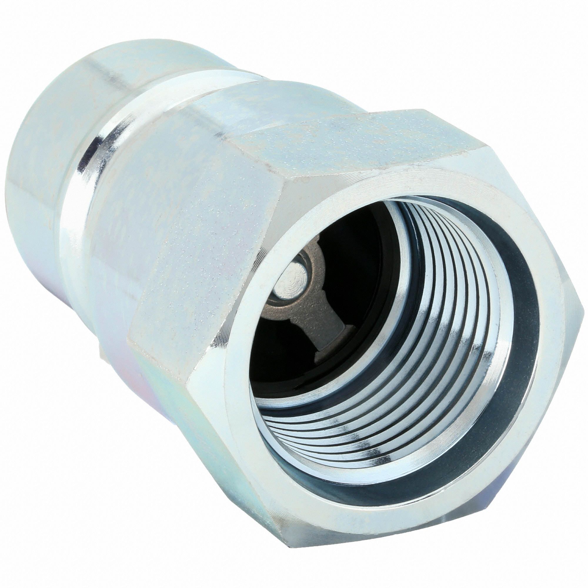 PARKER Hydraulic Quick Connect Hose Coupling, Plug, 6600 Series, Steel ...