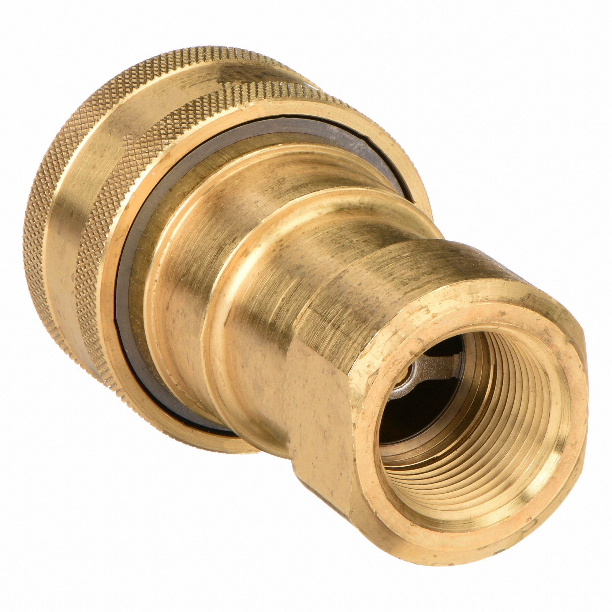 PARKER Hydraulic Quick Connect Hose Coupling, Socket, 60 Series, Brass 31A847BH360 Grainger