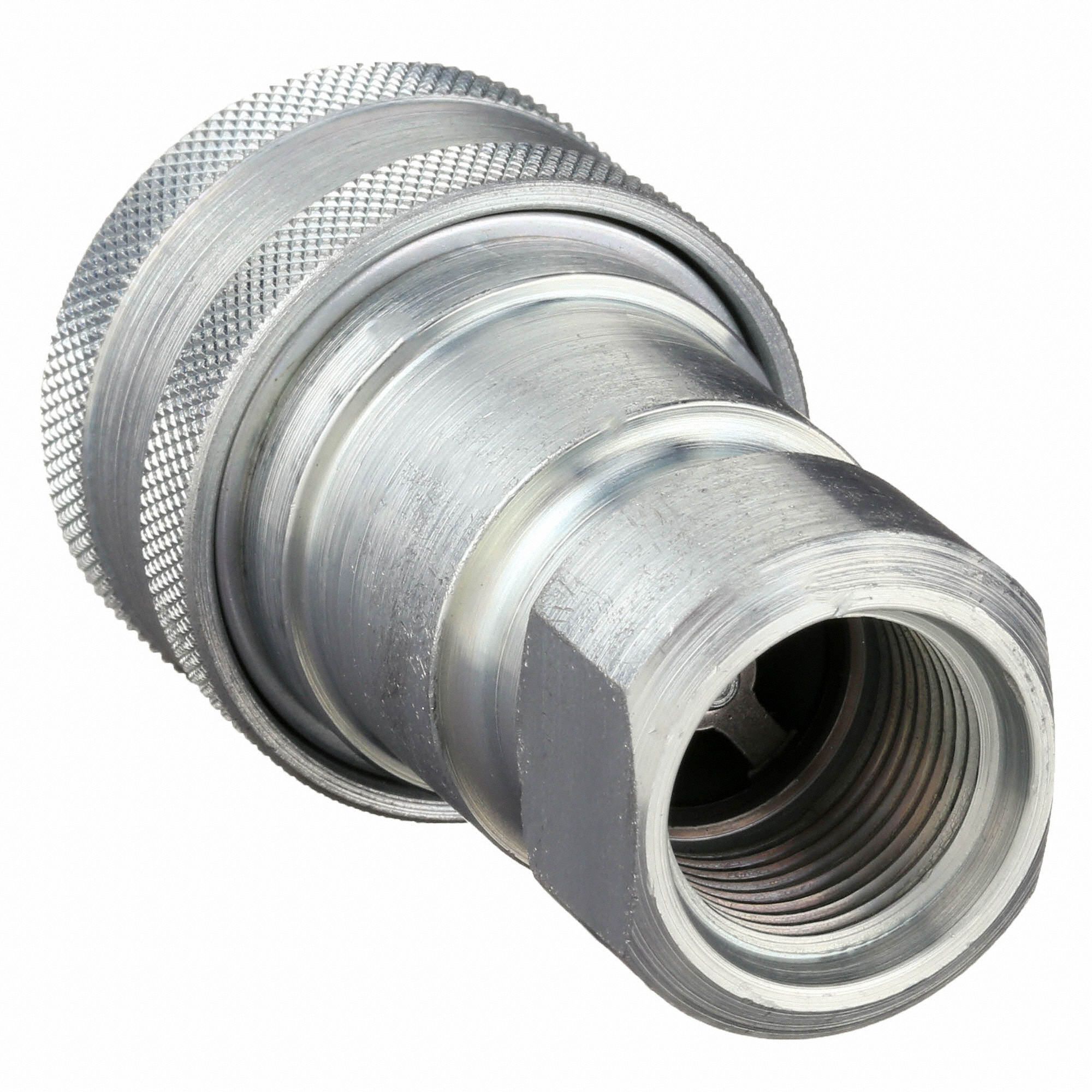 PARKER Hydraulic Quick Connect Hose Coupling, Socket, 60 Series, Steel 31A860H662T12 Grainger