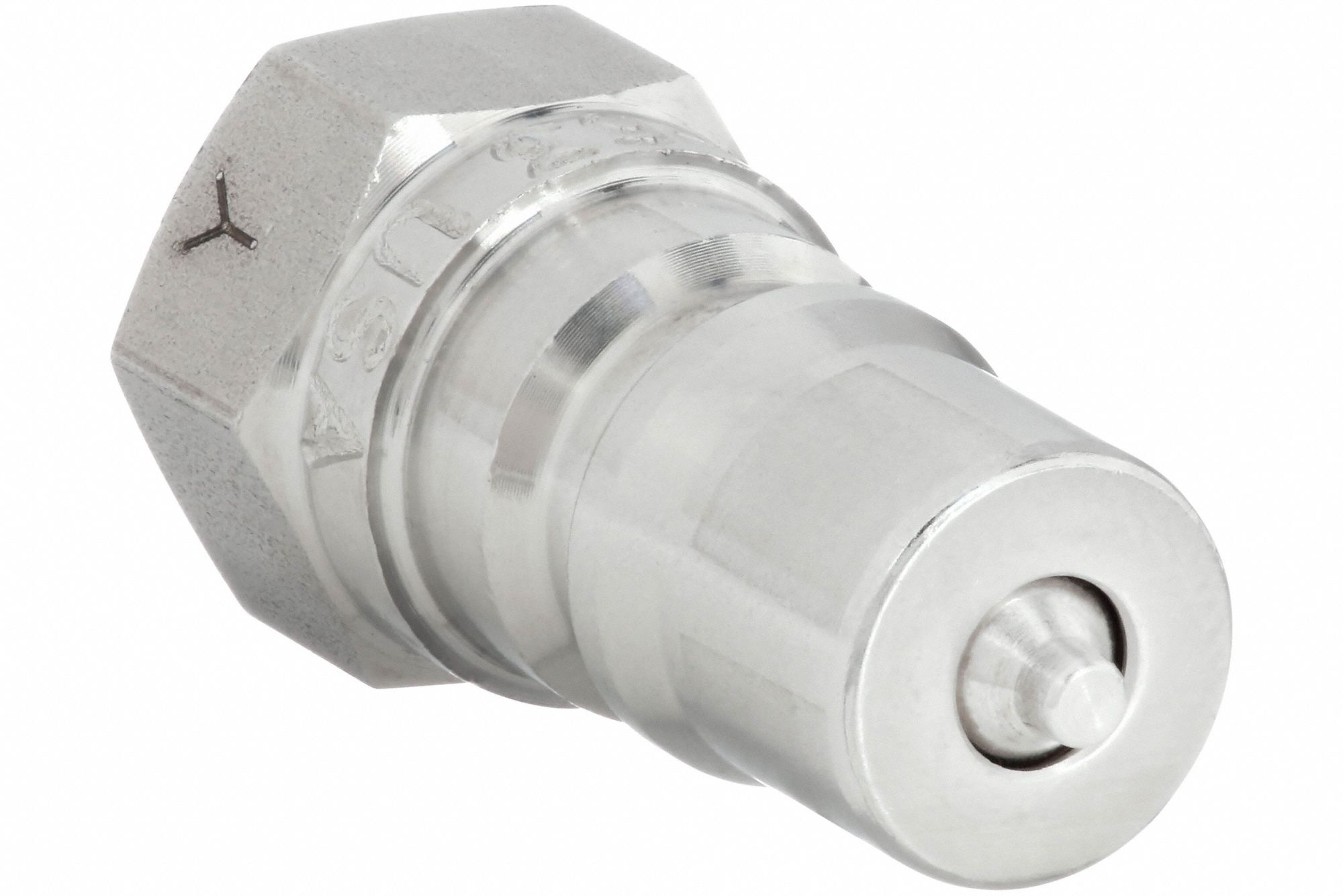 PARKER Hydraulic Quick Connect Hose Coupling 1/8 in Coupling Size, 316