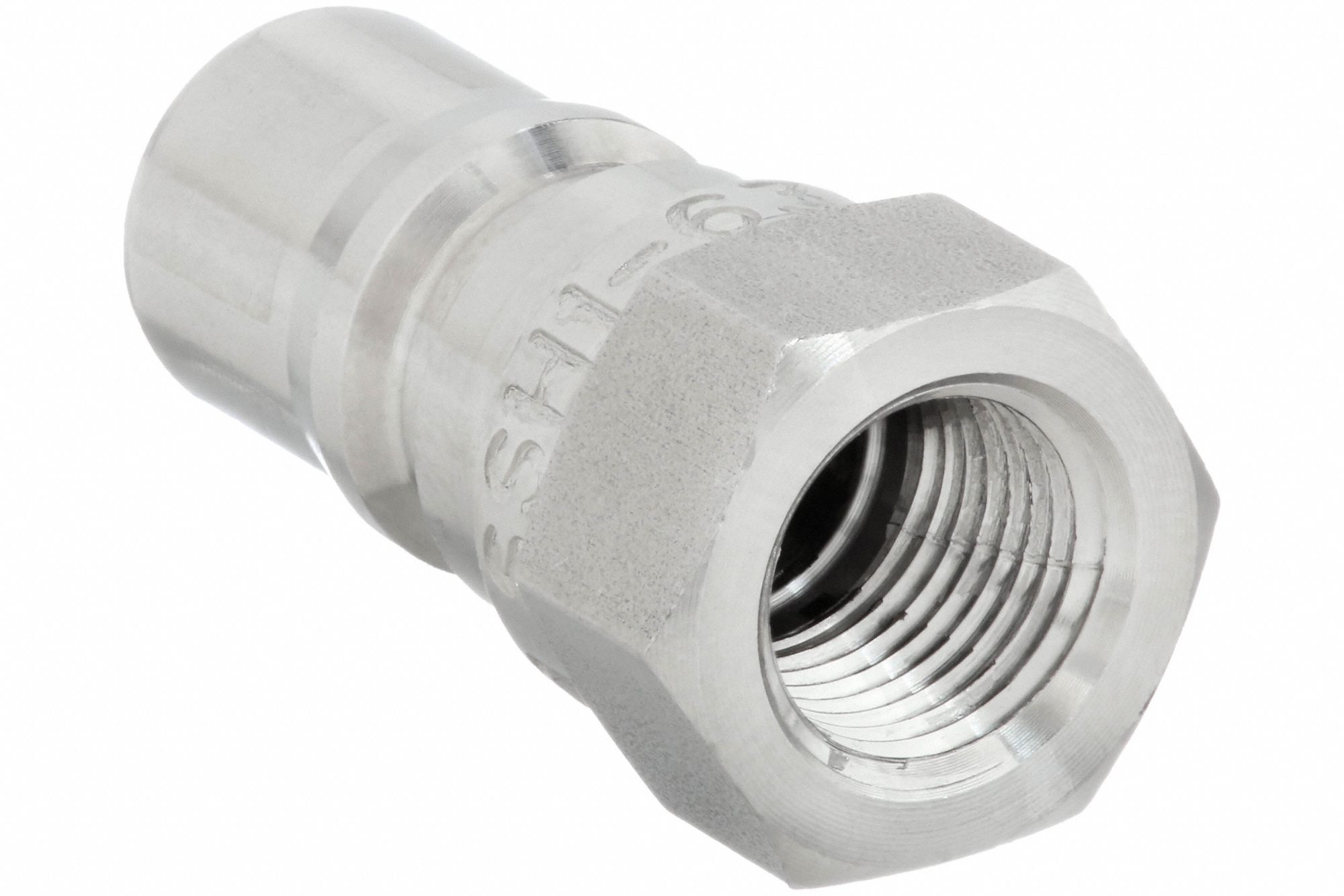 PARKER Hydraulic Quick Connect Hose Coupling 1/8 in Coupling Size, 316