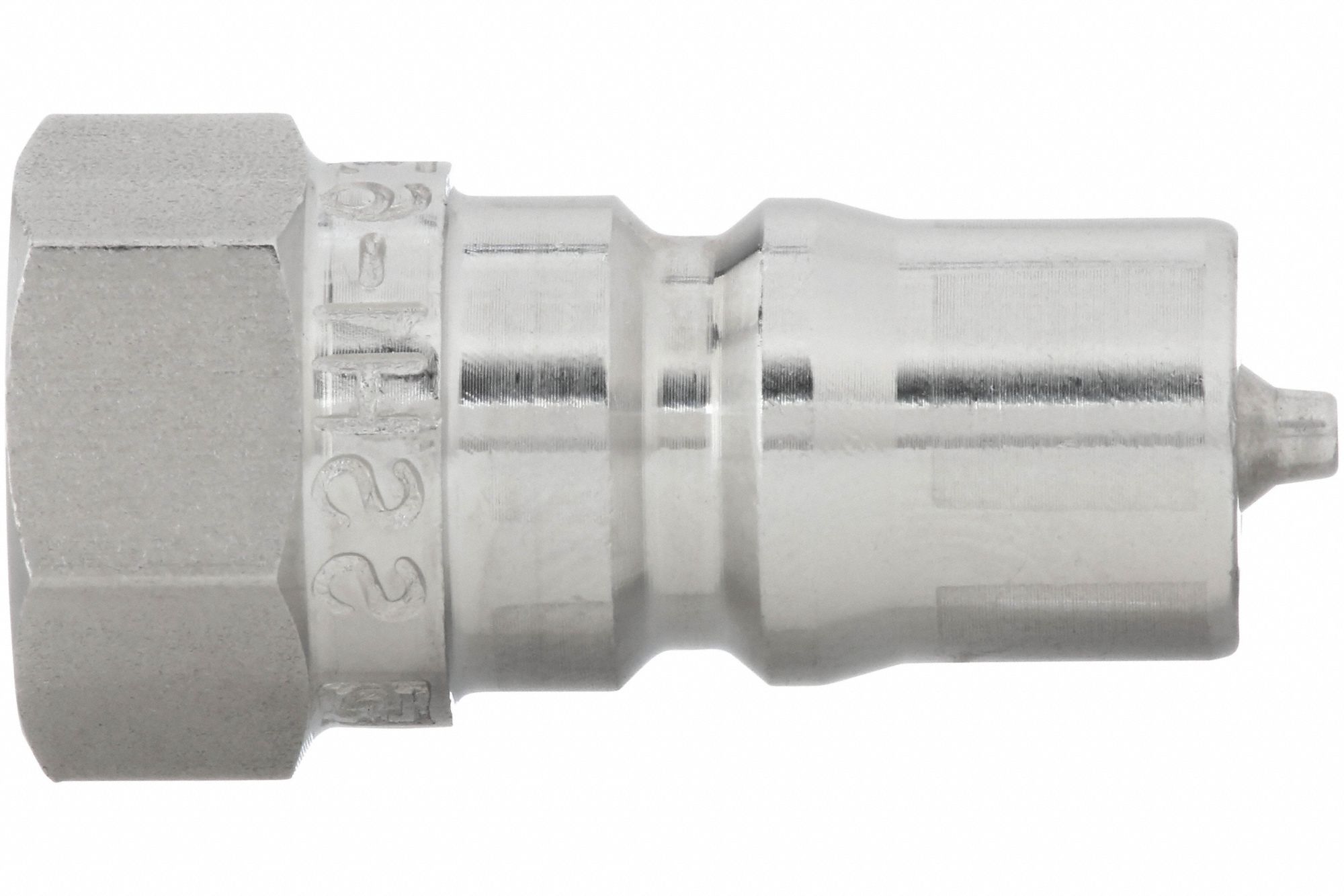 Hydraulic Quick Connect Hose Coupling: 1/8 in Coupling Size, 316 Stainless Steel, Female NPTF