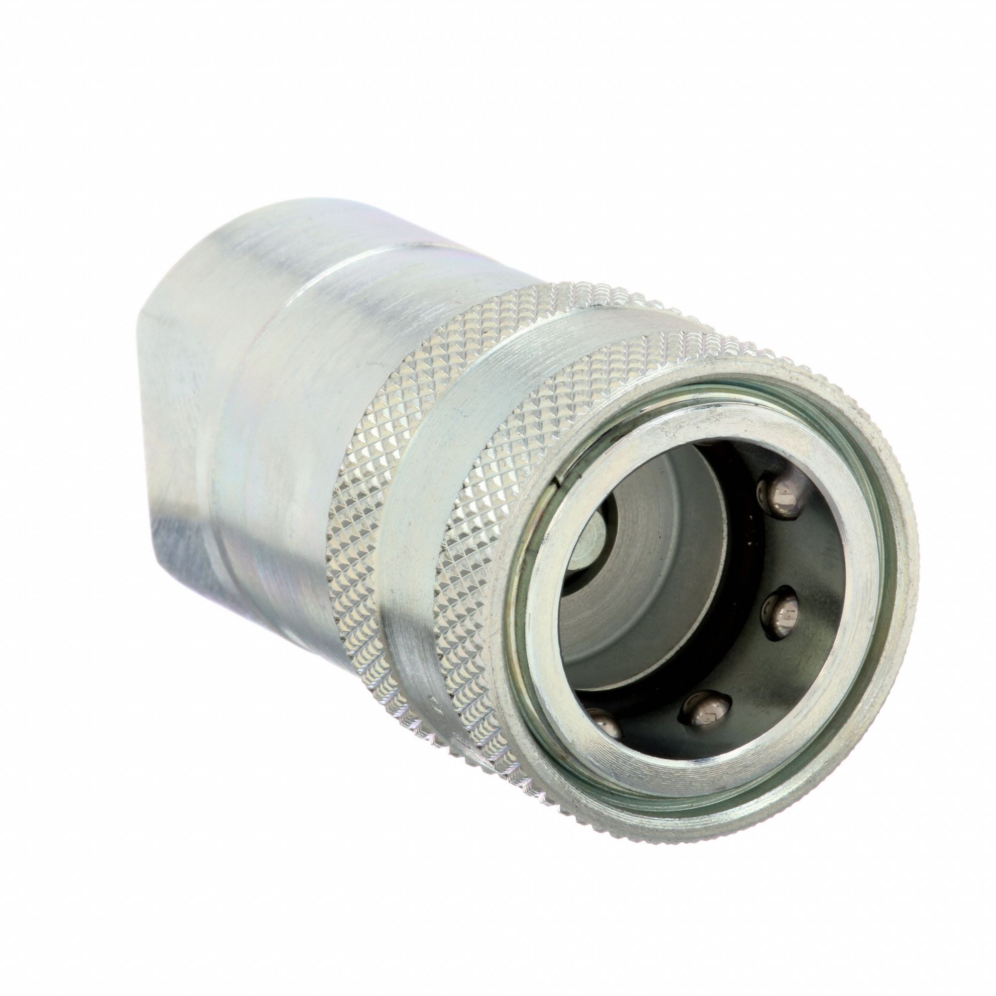 Pioneer 8010-4 Hydraulic Quick Connect Coupling – Steel Body, Ball Lock, 1/4" NPT, Made In USA