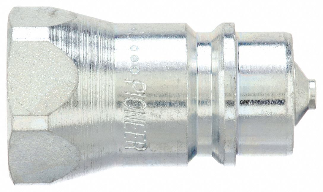 PIONEER, 1/2 in Coupling Size, Steel, Hydraulic Quick Connect Hose