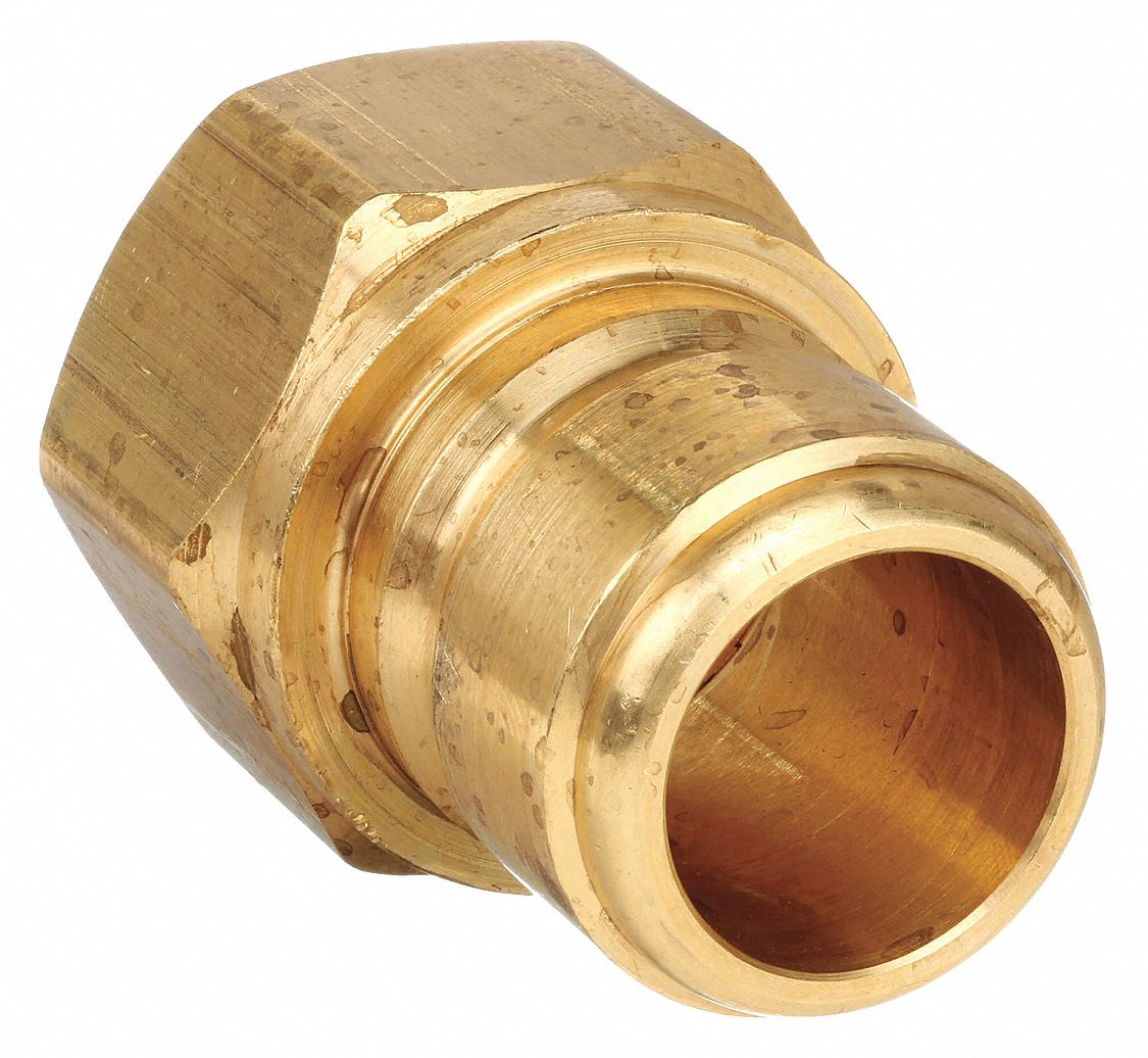 PARKER, 1 in Coupling Size, Brass, Hydraulic Quick Connect Hose ...