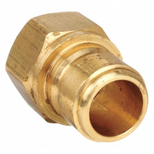 Parker, 1 In Coupling Size, Brass, Hydraulic Quick Connect Hose 