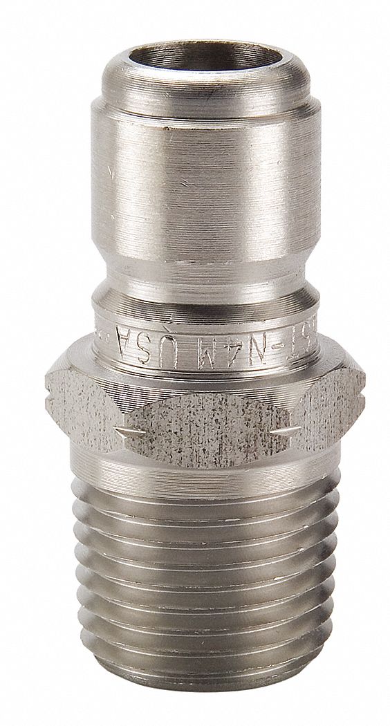 PARKER 3/4" 14 303 Stainless Steel Hydraulic Coupler Body, 3/4" Body Size   Hydraulic Quick Couplers   31A997|SST N6M