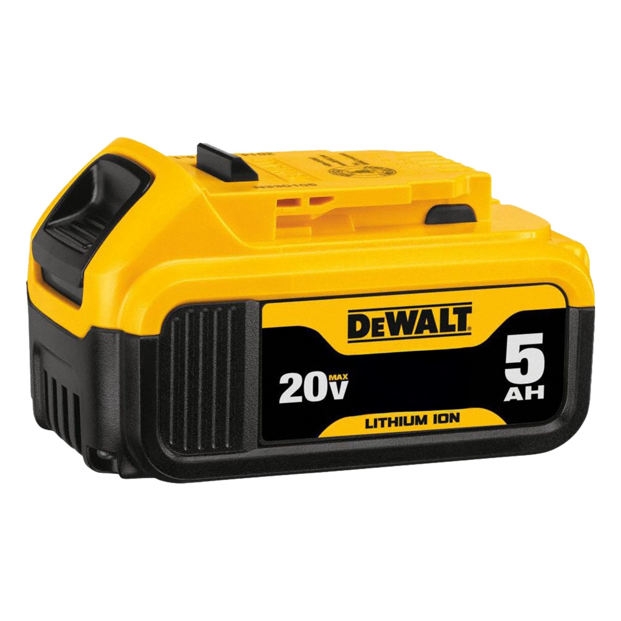 Battery: 20V MAX*, 5 Ah, Battery Included, 20V DC