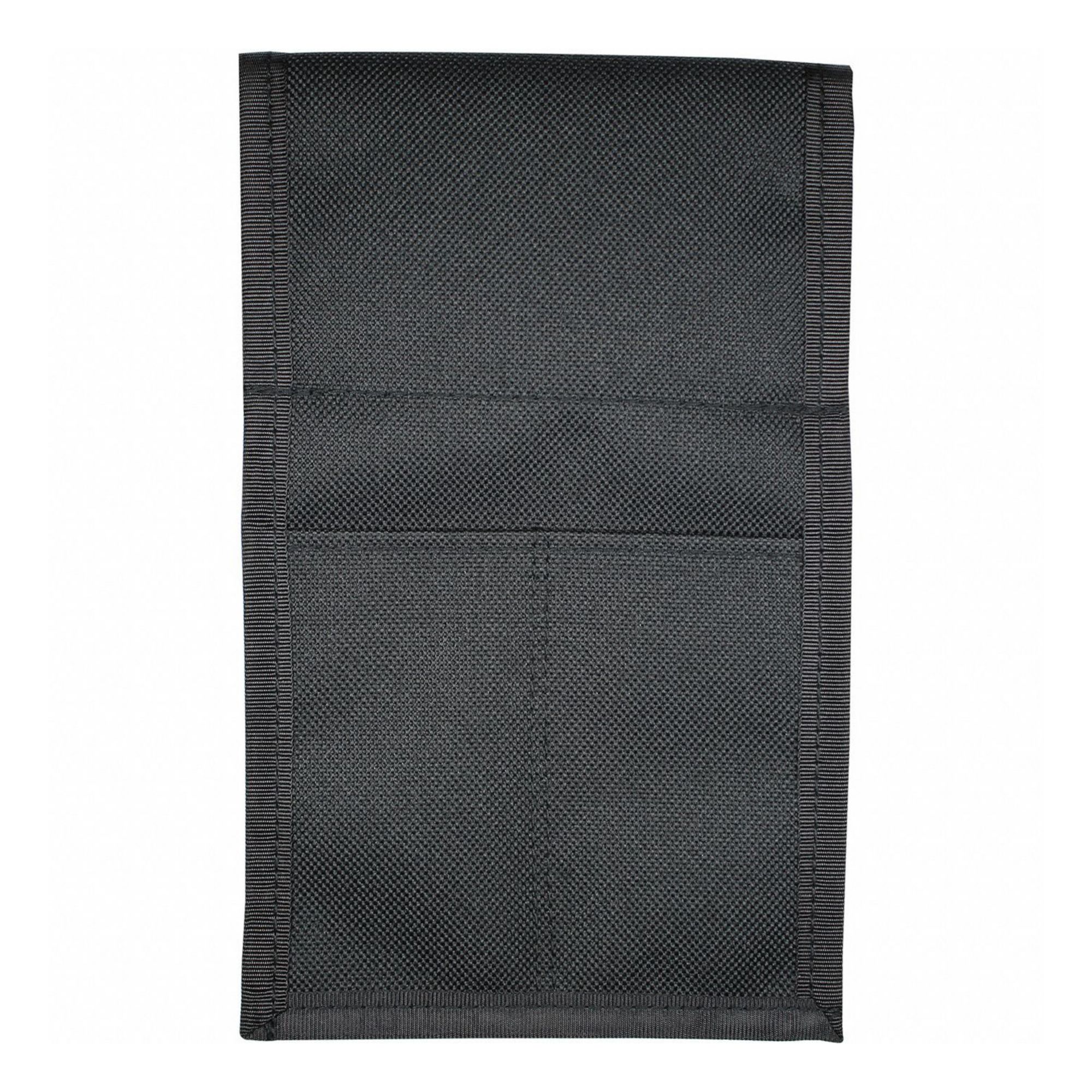 Tool Holster: For 2 1/2 in Belt Wd - Max, 2 Pockets, Black