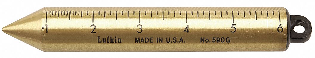 TAPE PLUMB BOB GRA 20OZ BRASS