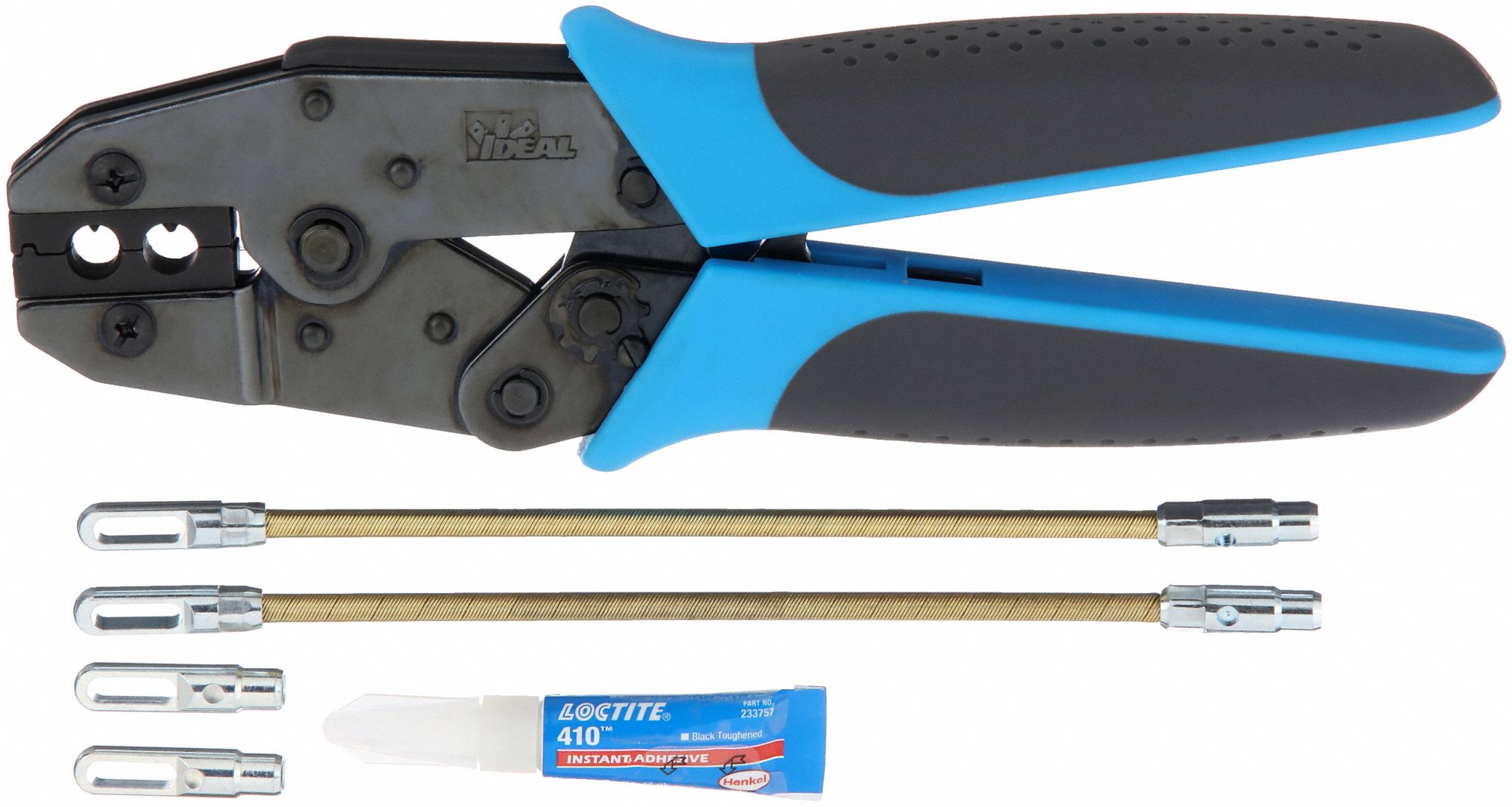 COMPLETE FIBREGLASS FISH TAPE REPAIR KIT, 24 AWG TO 10 AWG, STEEL, 24 AWG MIN WIRE CAPACITY