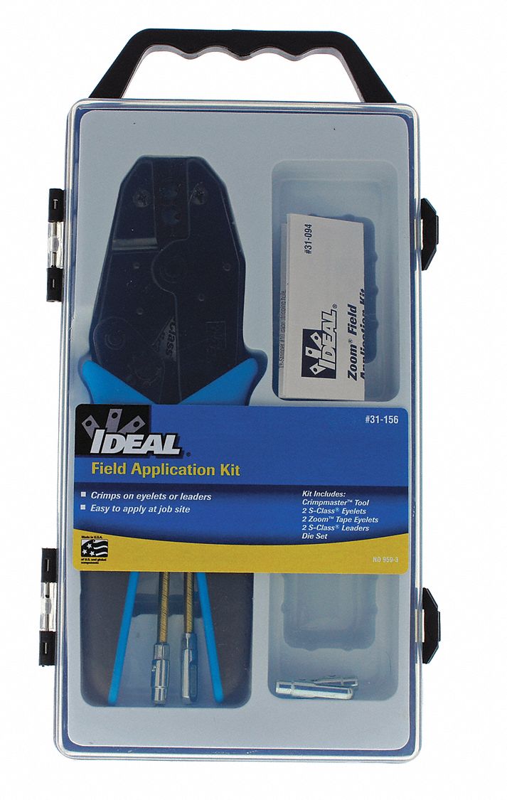 IDEAL Complete Fiberglass Fish Tape Repair Kit 24 AWG 10 AWG, Steel